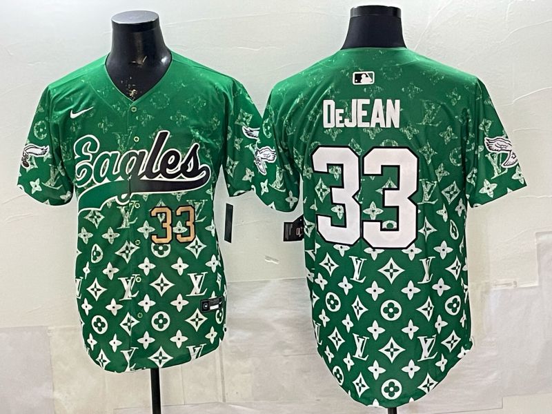 Men 2026 Philadelphia Eagles #33 Dejean Green Nike Limited NFL Jersey style 0005